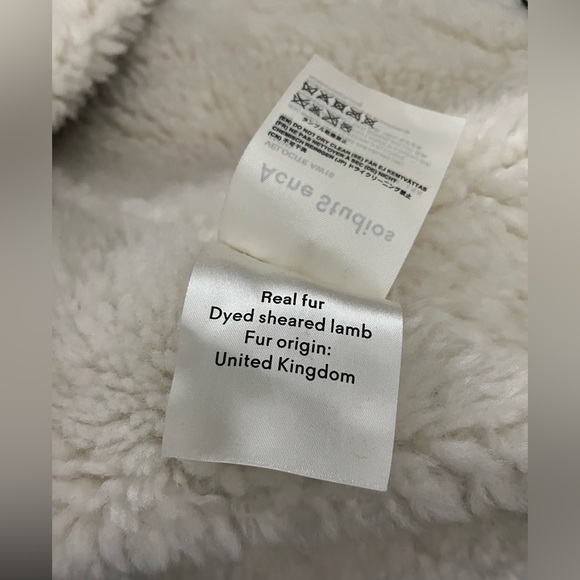 Acne Studios Iconic Velocite Shearling Jacket - Picture 8 of 8